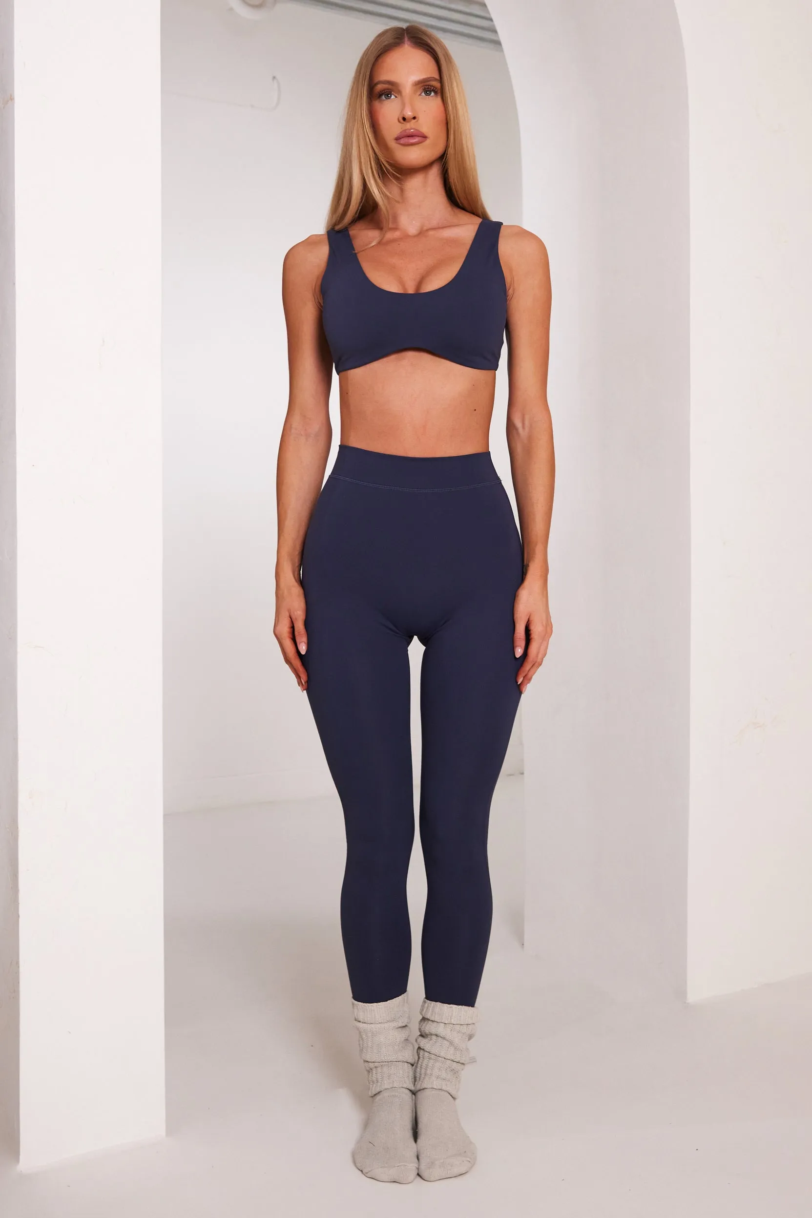The sculpt leggings - Navy sold by MARS THE LABEL
