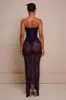 The body lace maxi dress - Navy sold by MARS THE LABEL