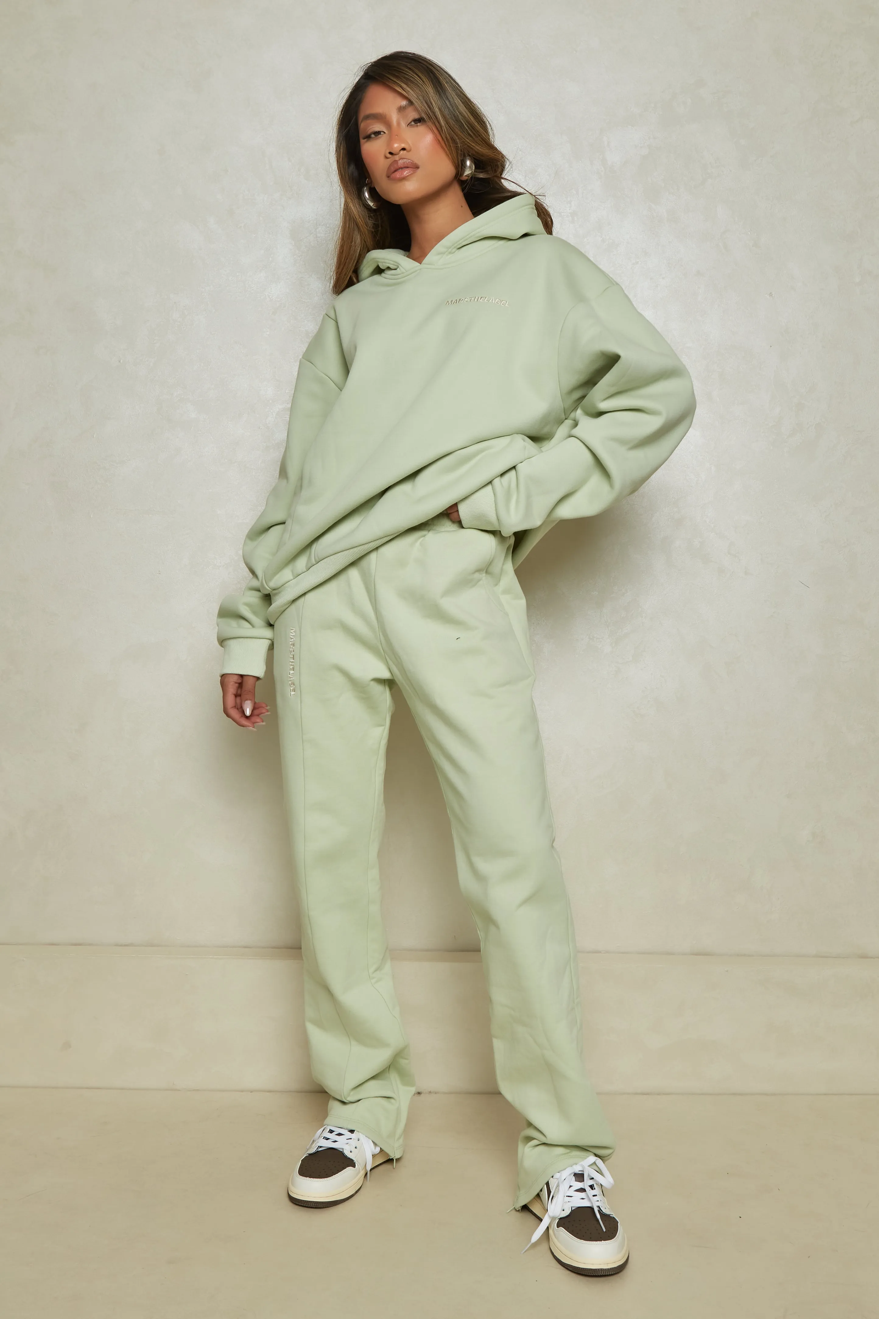 The Essentials Tapered Joggers - Sage sold by MARS THE LABEL product image thumbnail 3