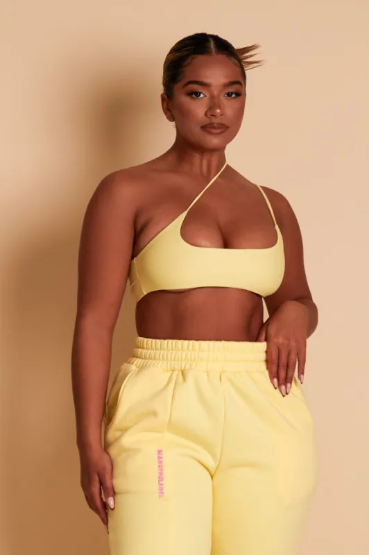 The Essentials Bralet - Yellow sold by MARS THE LABEL