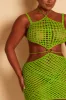 The Crochet Mini - Green sold by MARS THE LABEL