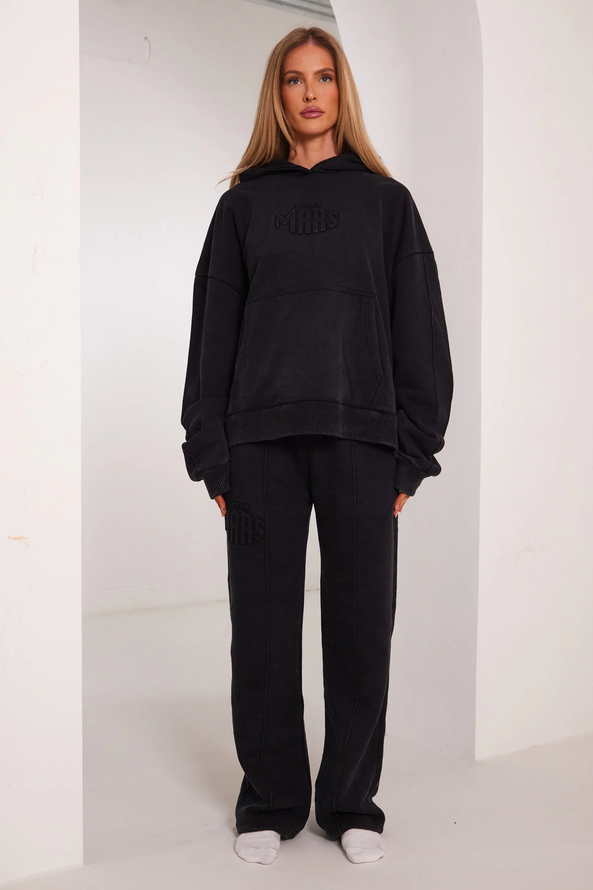 The Embossed Joggers - Charcoal sold by MARS THE LABEL