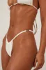 The Mars detail string bikini- Cream sold by MARS THE LABEL
