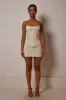 The Lace trim panel set- Cream sold by MARS THE LABEL