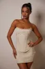 The Lace trim panel set- Cream sold by MARS THE LABEL