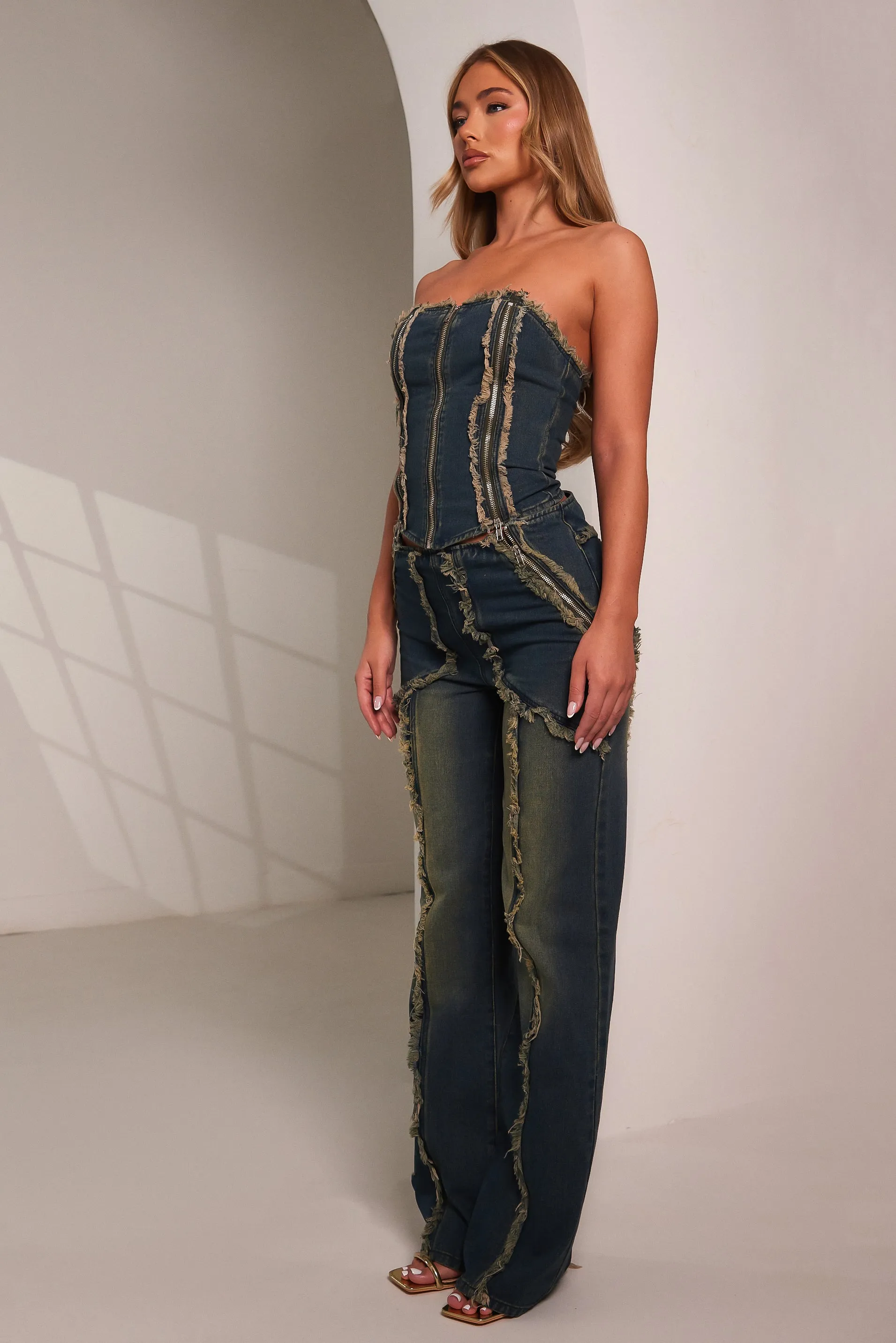 The Piper Jeans - Dark Blue Wash sold by MARS THE LABEL product image thumbnail 2