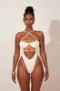 The Mars Detail Cup Swim - Cream sold by MARS THE LABEL