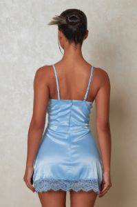 The Little Lace Dress - Baby Blue sold by MARS THE LABEL