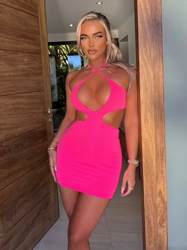 Cross Front Mini - Pink sold by MARS THE LABEL