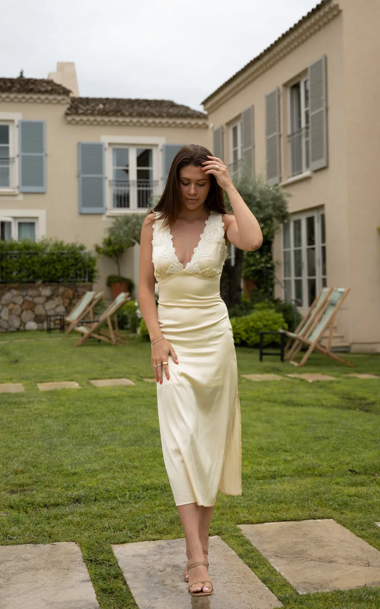 Roxie Midi Dress — Yellow sold by YLLW product image thumbnail 4