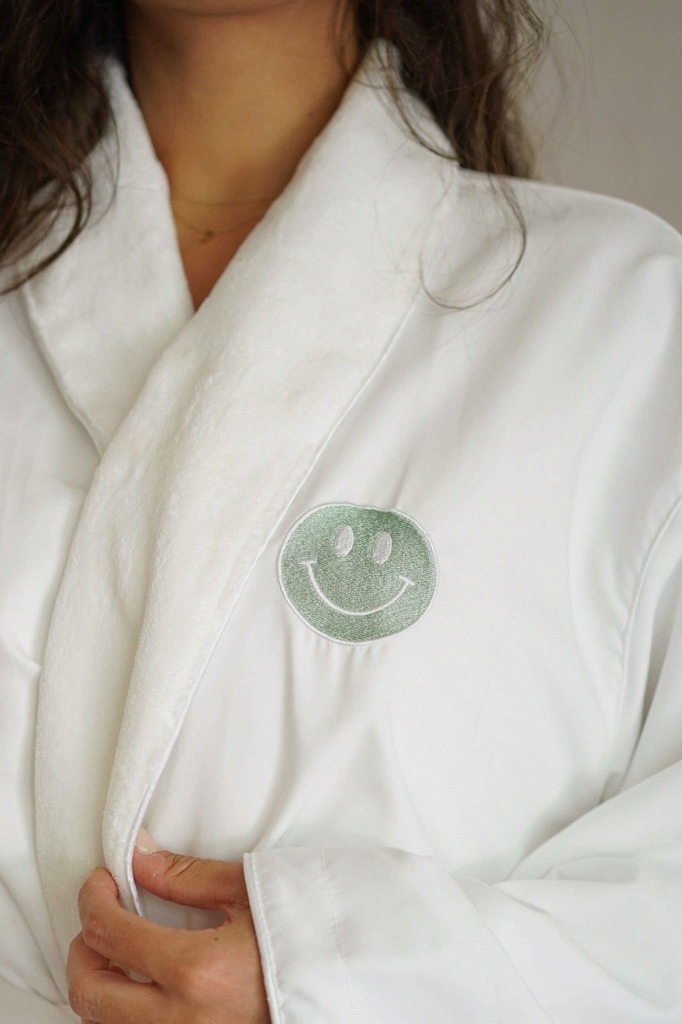 Happy Home Luxury Robe — Honeydew Sage sold by YLLW product image thumbnail 2