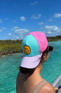 Happy Baseball Cap — Colorblock sold by YLLW