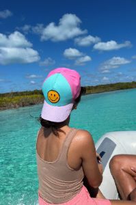Happy Baseball Cap — Colorblock sold by YLLW