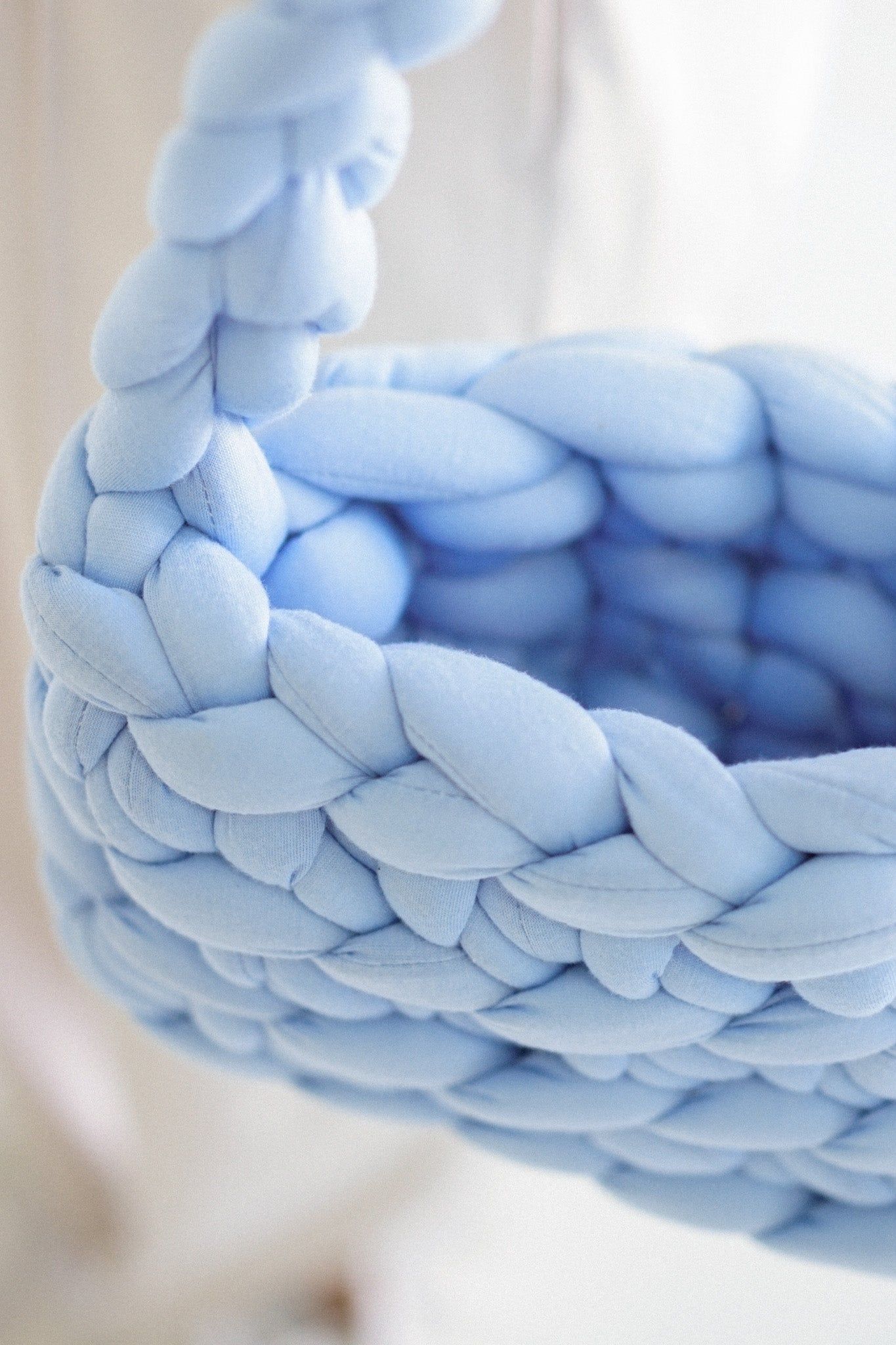 Chunky Knit Purse — Baby Blue sold by YLLW product image thumbnail 3