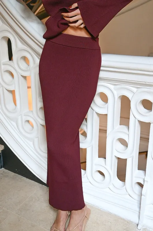 Seyla Maxi Skirt — Syrah sold by YLLW