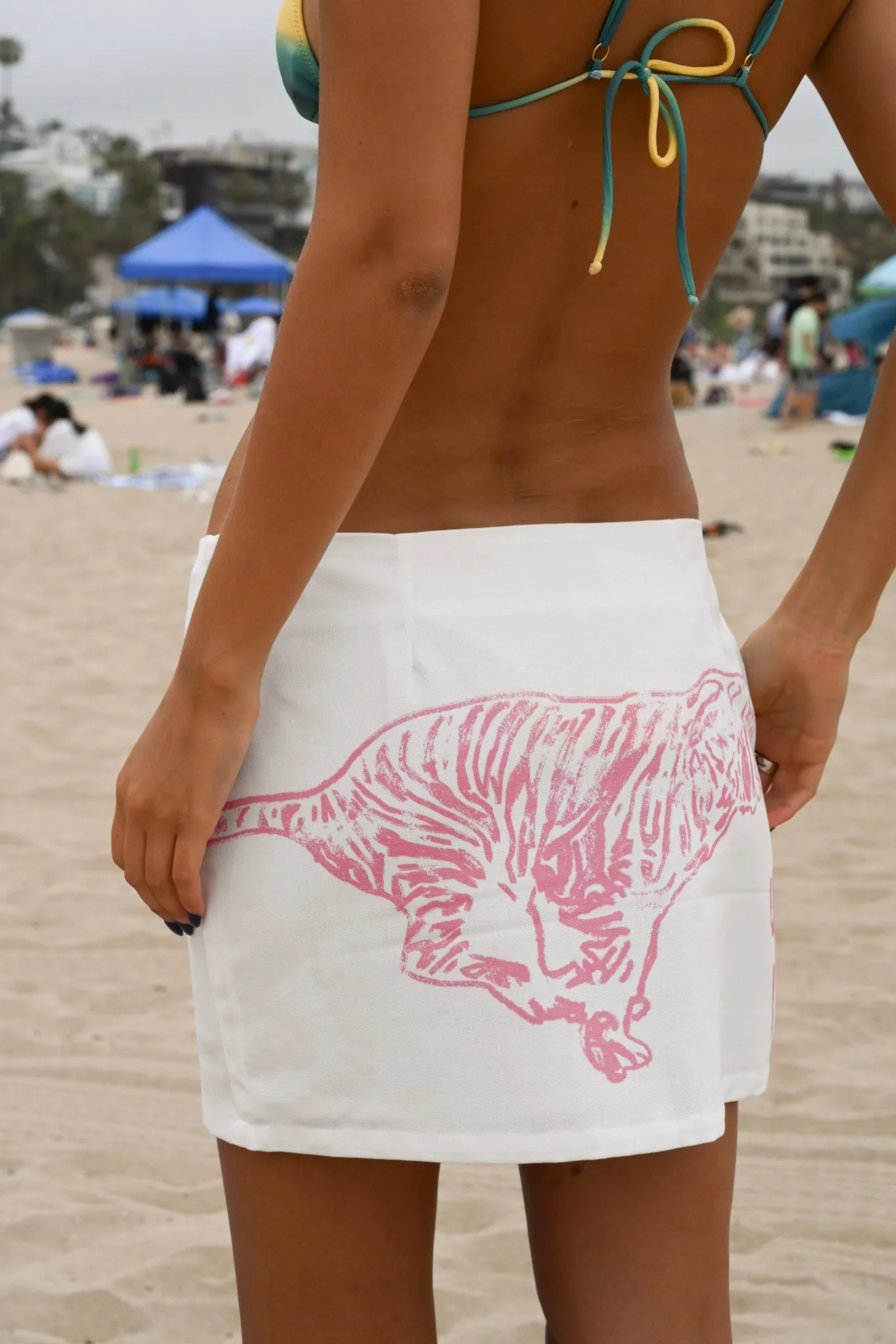 Delia Mini Skirt — White sold by YLLW product image thumbnail 3