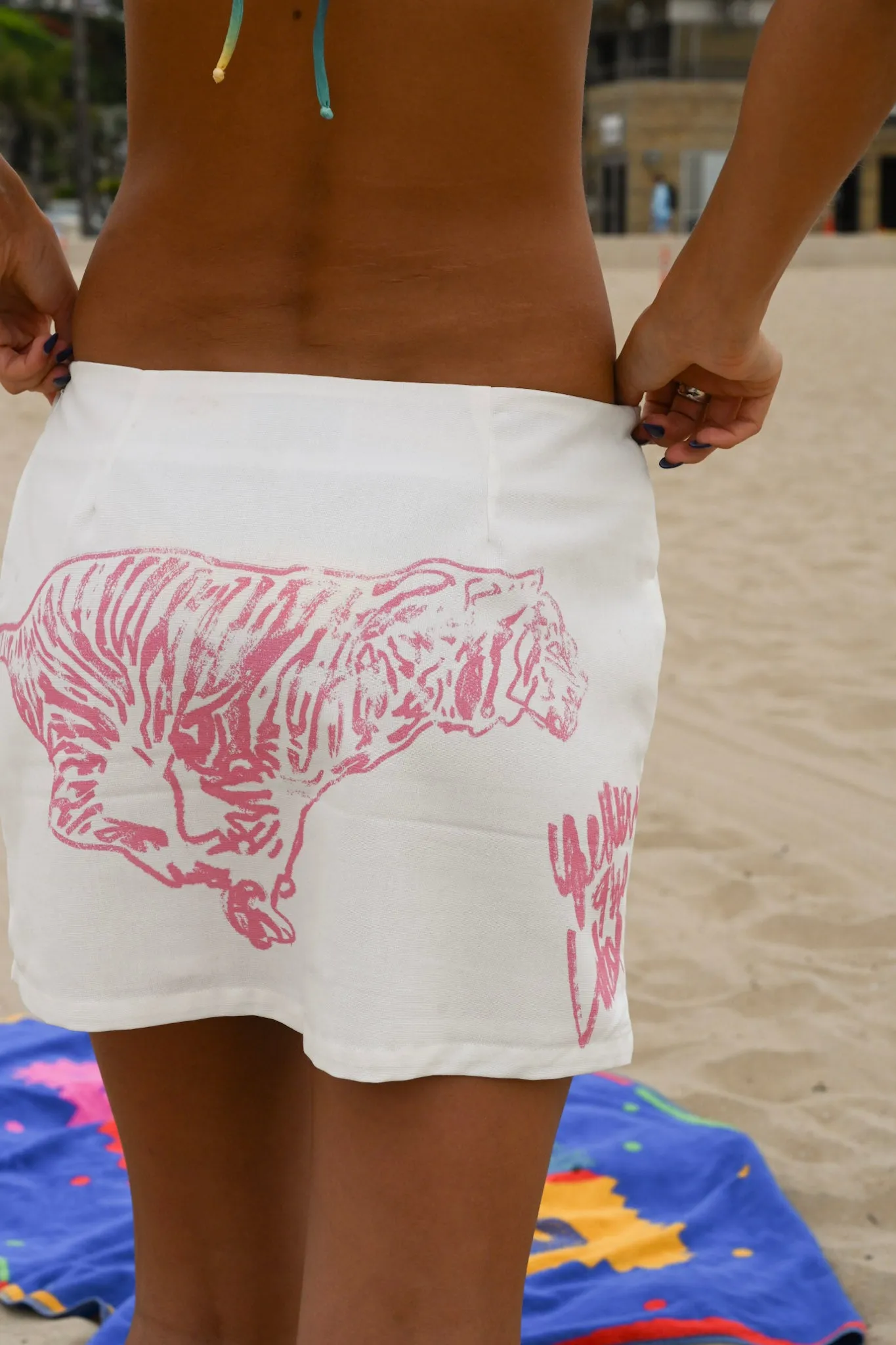 Delia Mini Skirt — White sold by YLLW product image thumbnail 5