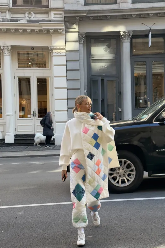 Emaline Quilted Scarf —  Patches sold by YLLW