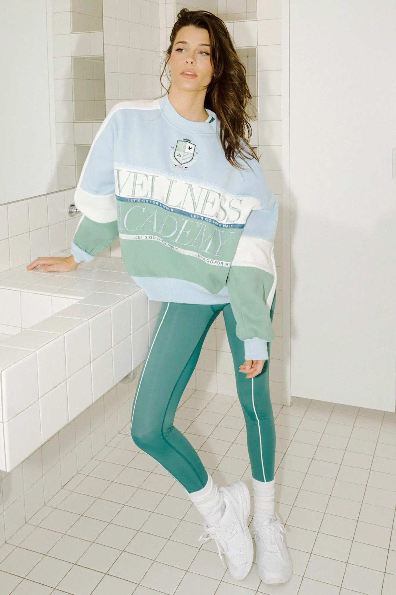 Varsity Wellness Oversized Sweatshirt sold by YLLW product image thumbnail 2