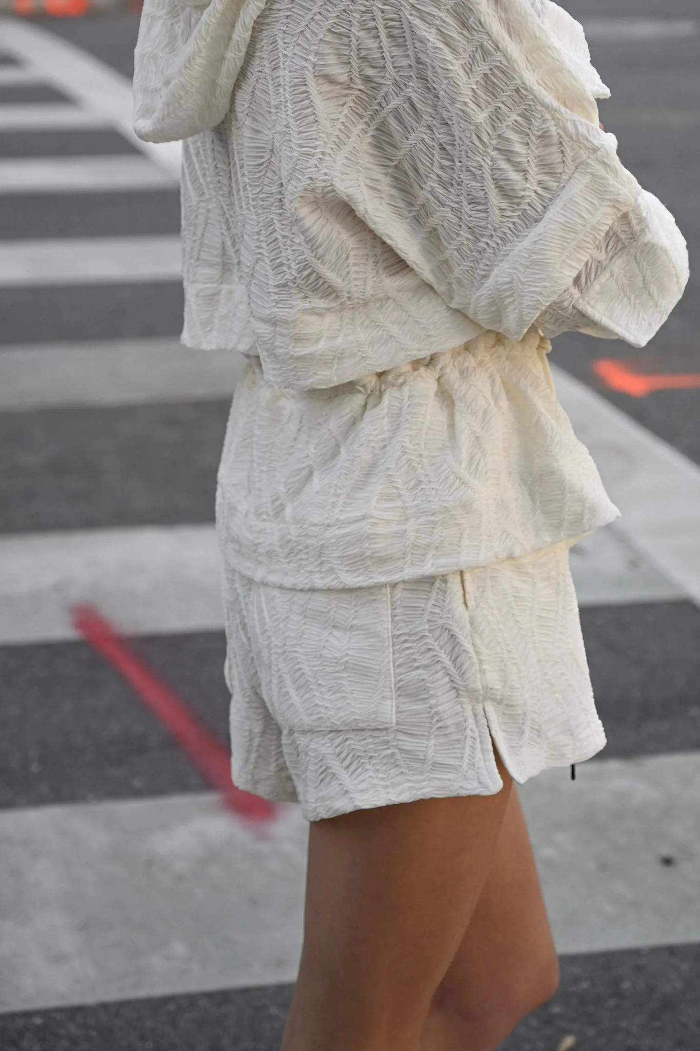 Jan Textured Shorts sold by YLLW product image thumbnail 3