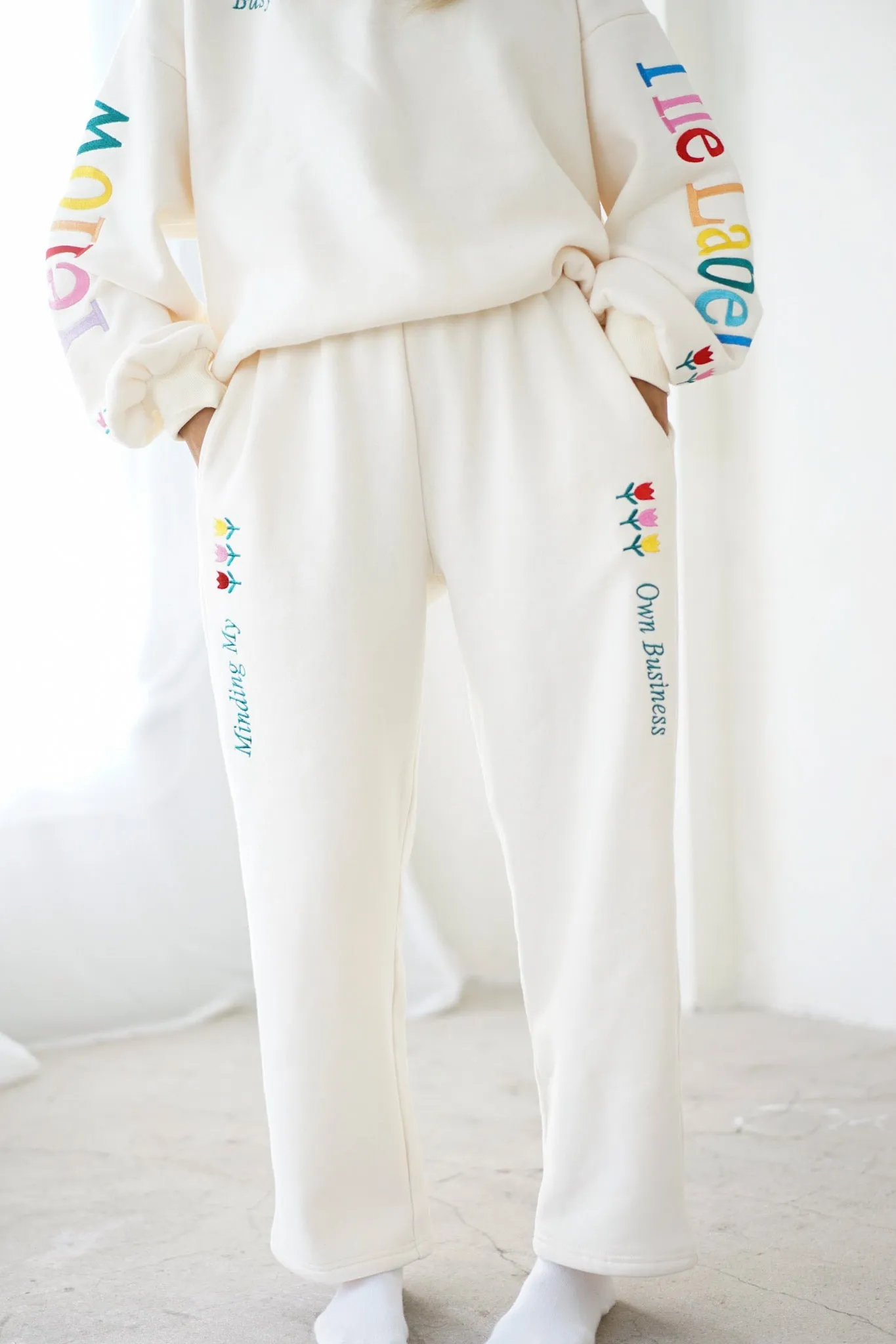 Minding My Own Business Joggers sold by YLLW product image thumbnail 2