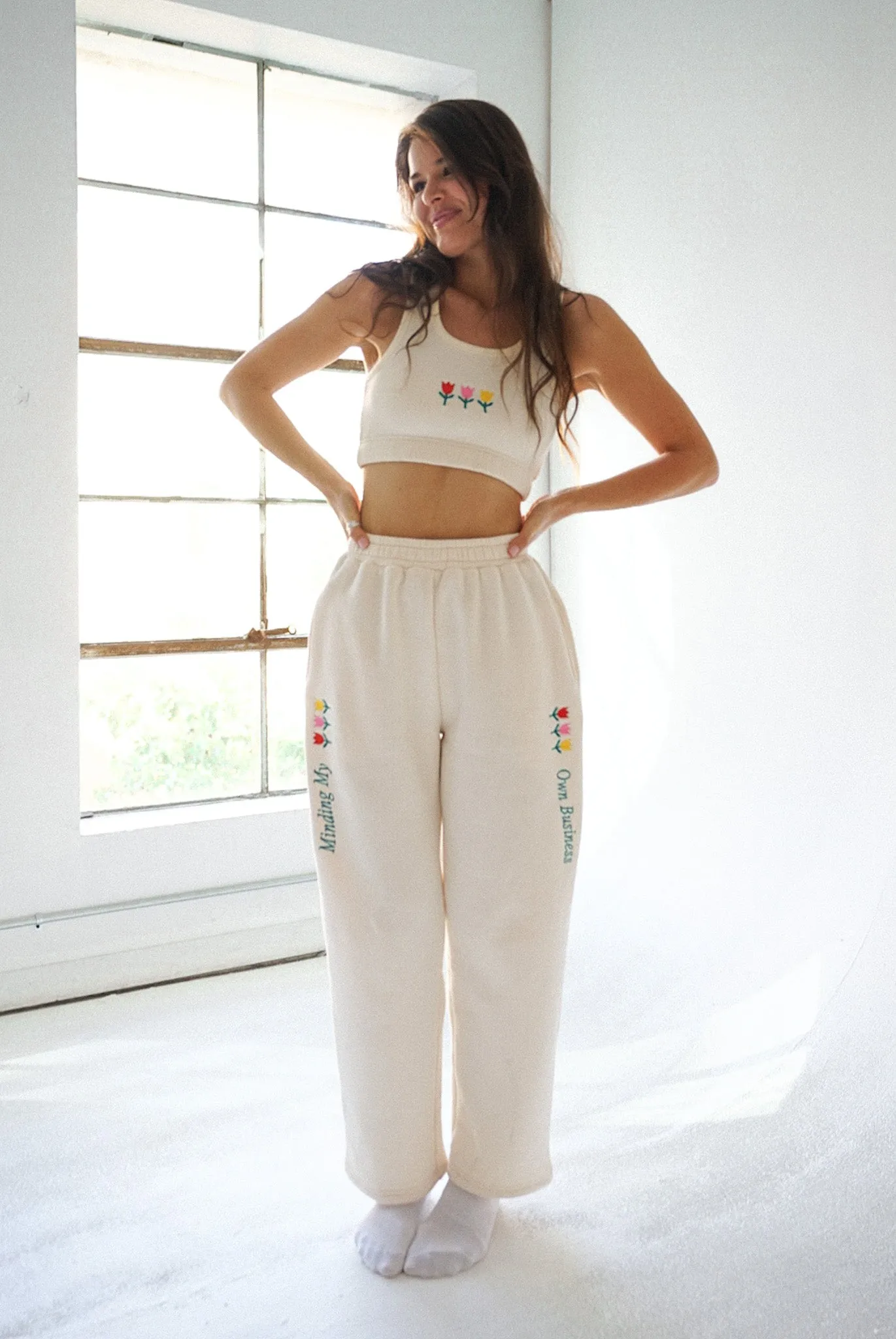 Minding My Own Business Joggers sold by YLLW product image thumbnail 3