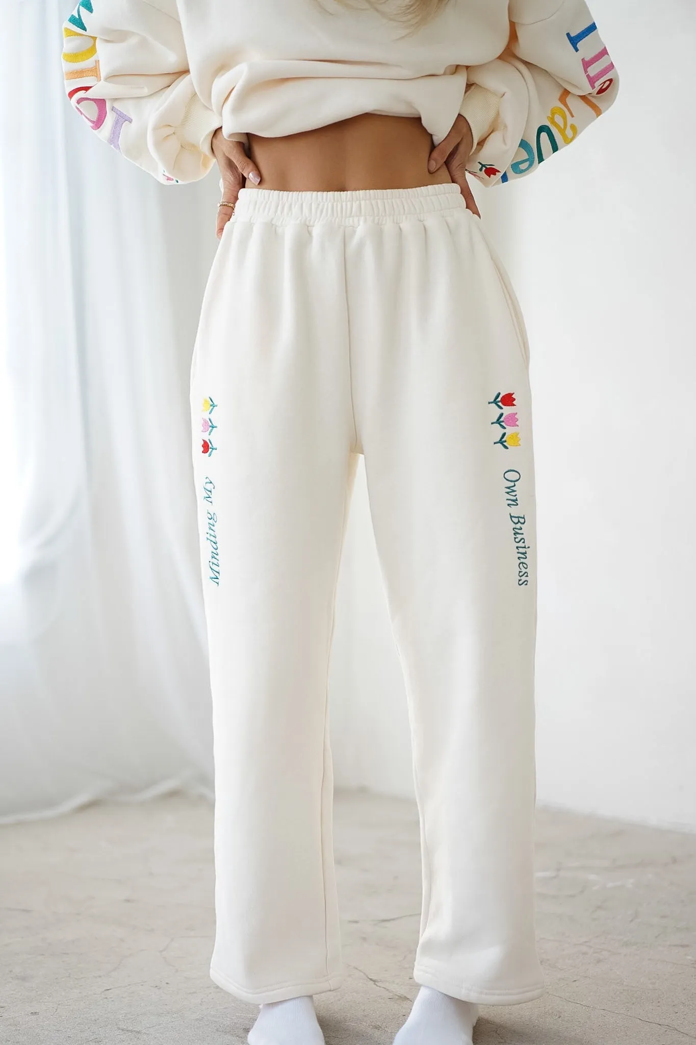 Minding My Own Business Joggers sold by YLLW