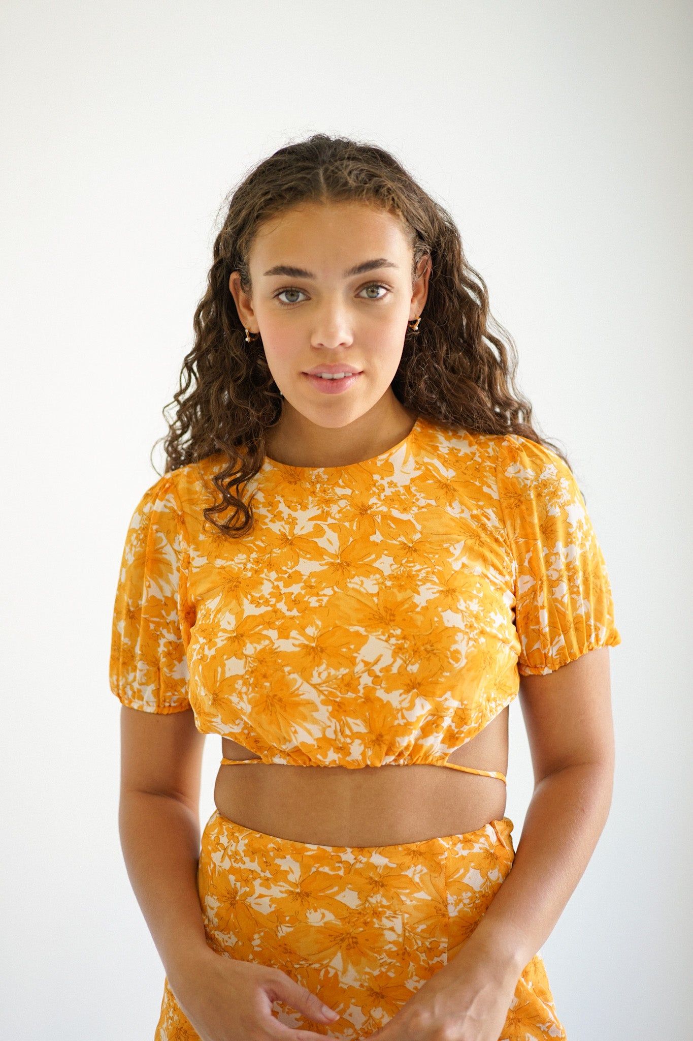 Tangerine Blossom Skirt Set sold by YLLW product image thumbnail 3