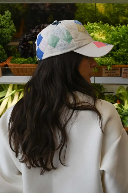 Luca Quilted Cap — Patches sold by YLLW