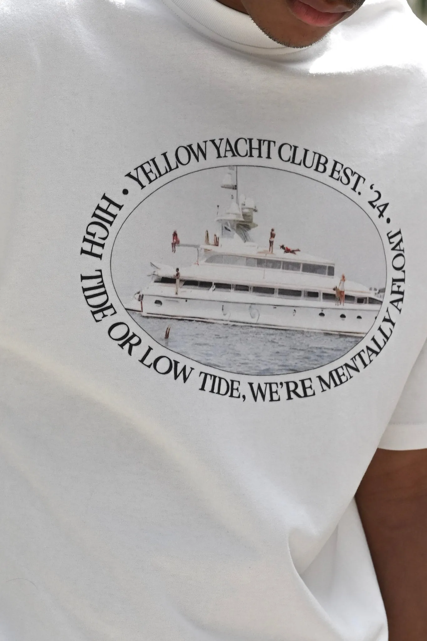 Yacht Club Tee sold by YLLW product image thumbnail 4