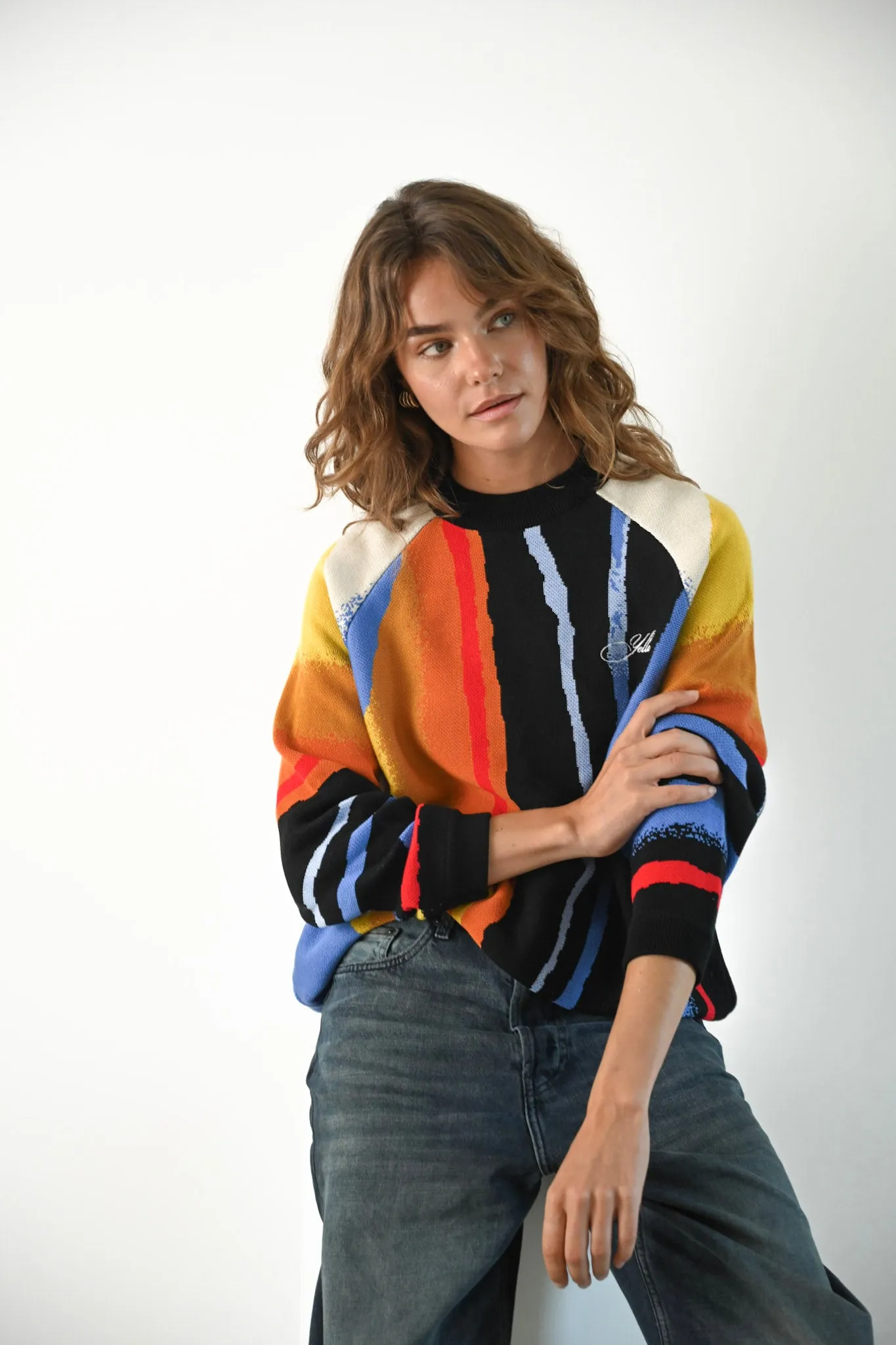 Tapestry Crew Knit sold by YLLW product image thumbnail 2