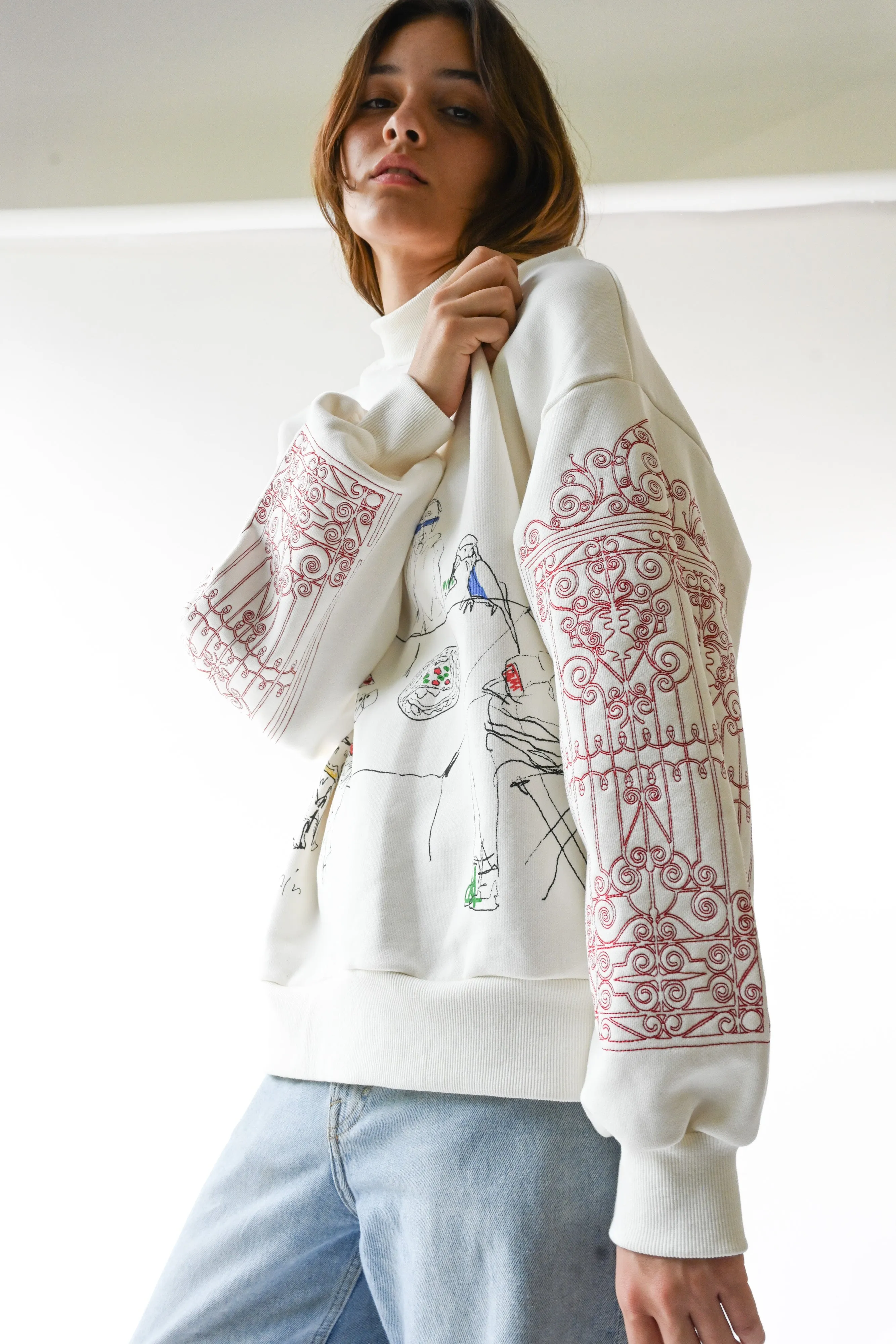 We Are A Family Sweatshirt sold by YLLW product image thumbnail 4