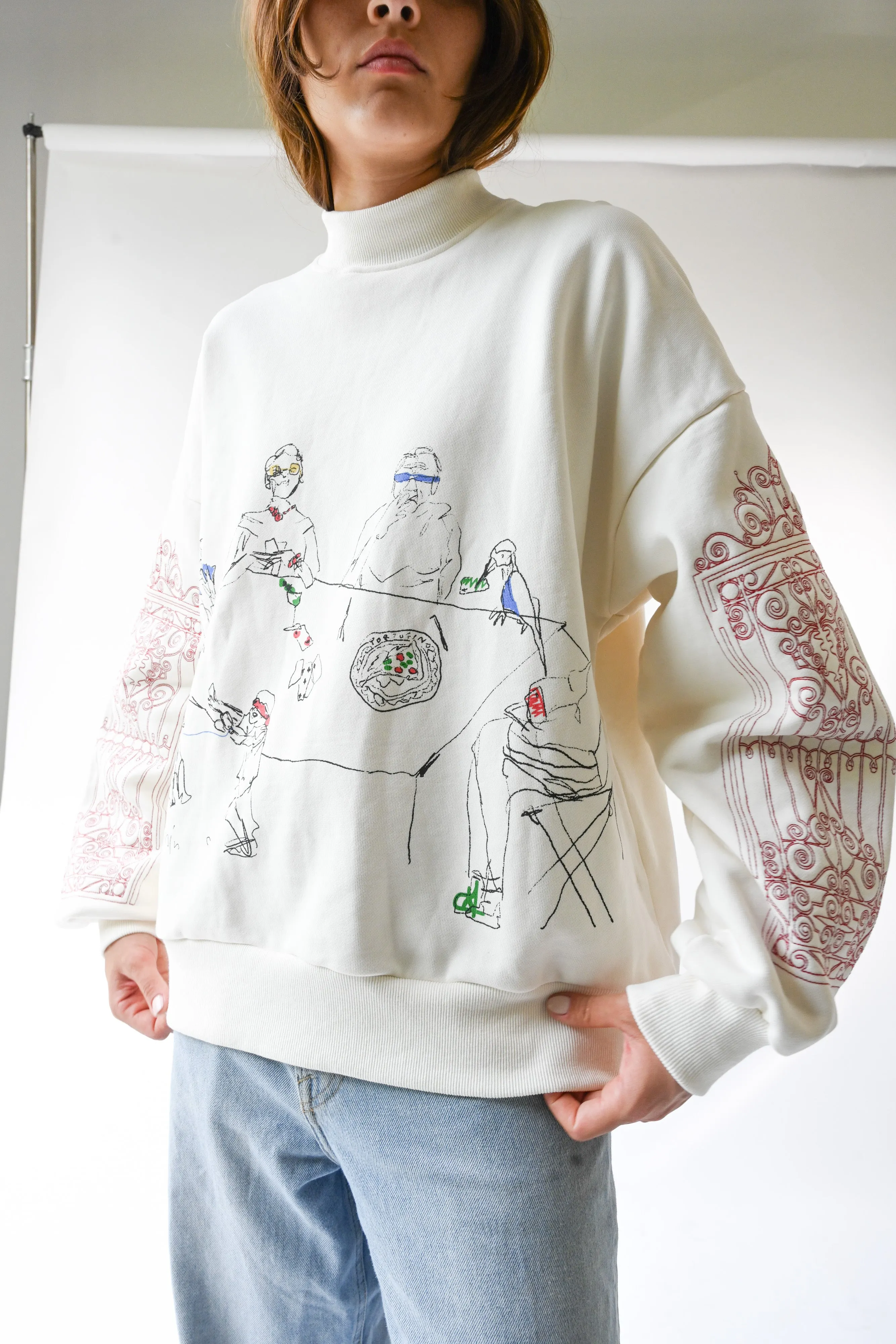 We Are A Family Sweatshirt sold by YLLW product image thumbnail 5