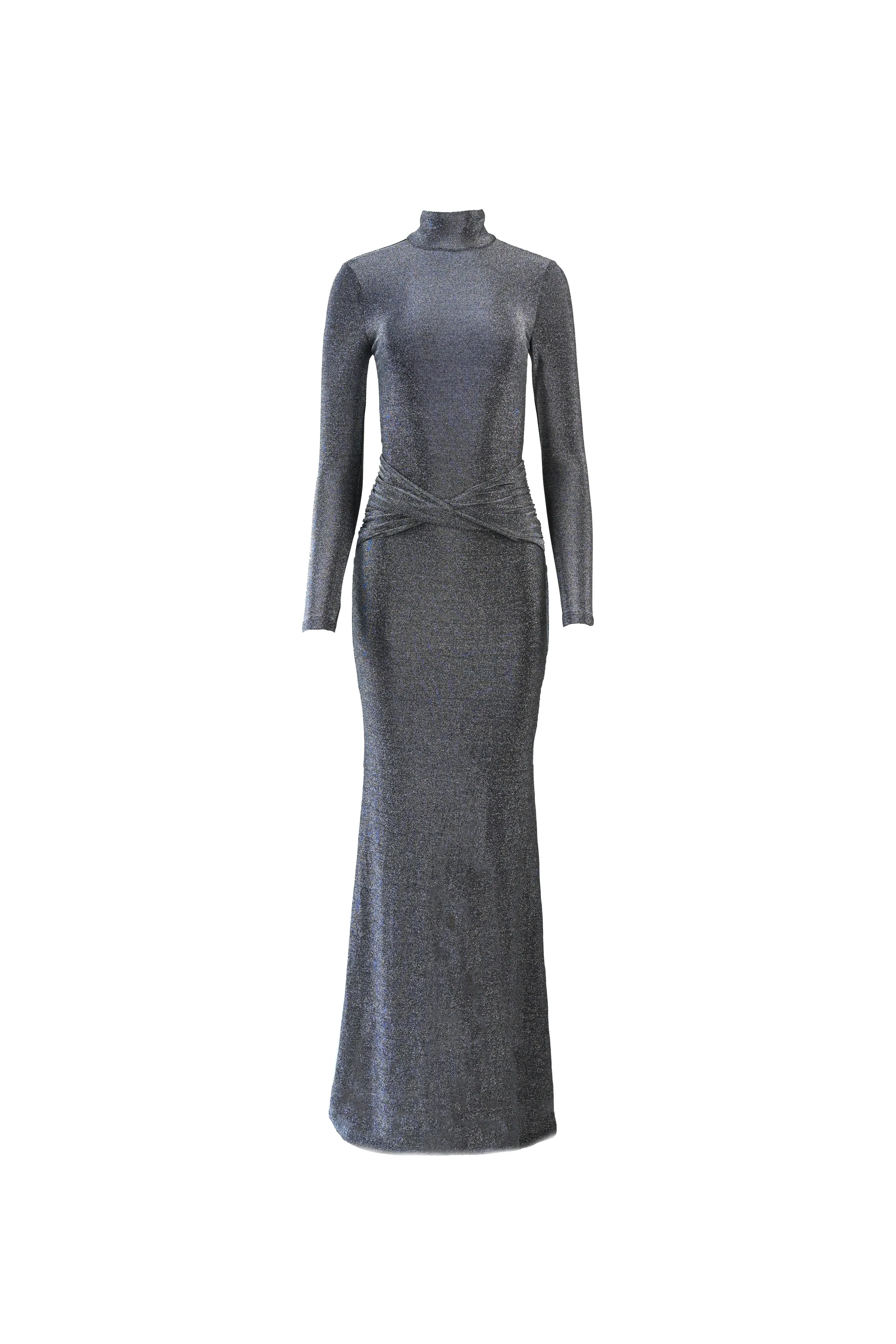 Cassia Maxi Dress — Iridescent Onyx sold by YLLW