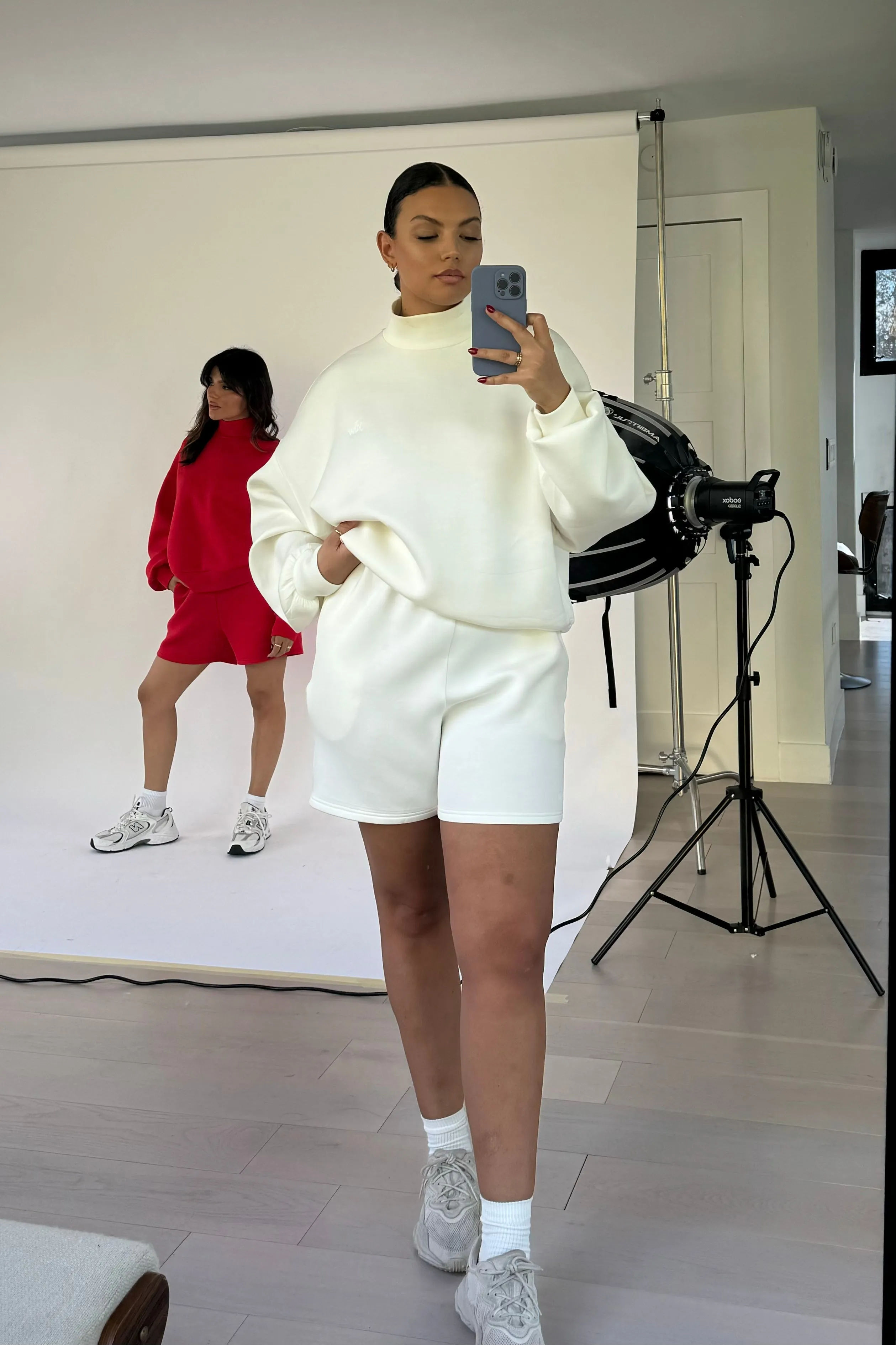 Maya Knit Neoprene Pullover — Offwhite sold by YLLW product image thumbnail 5