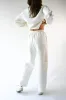 Harry Knit Neoprene Pants — Offwhite sold by YLLW