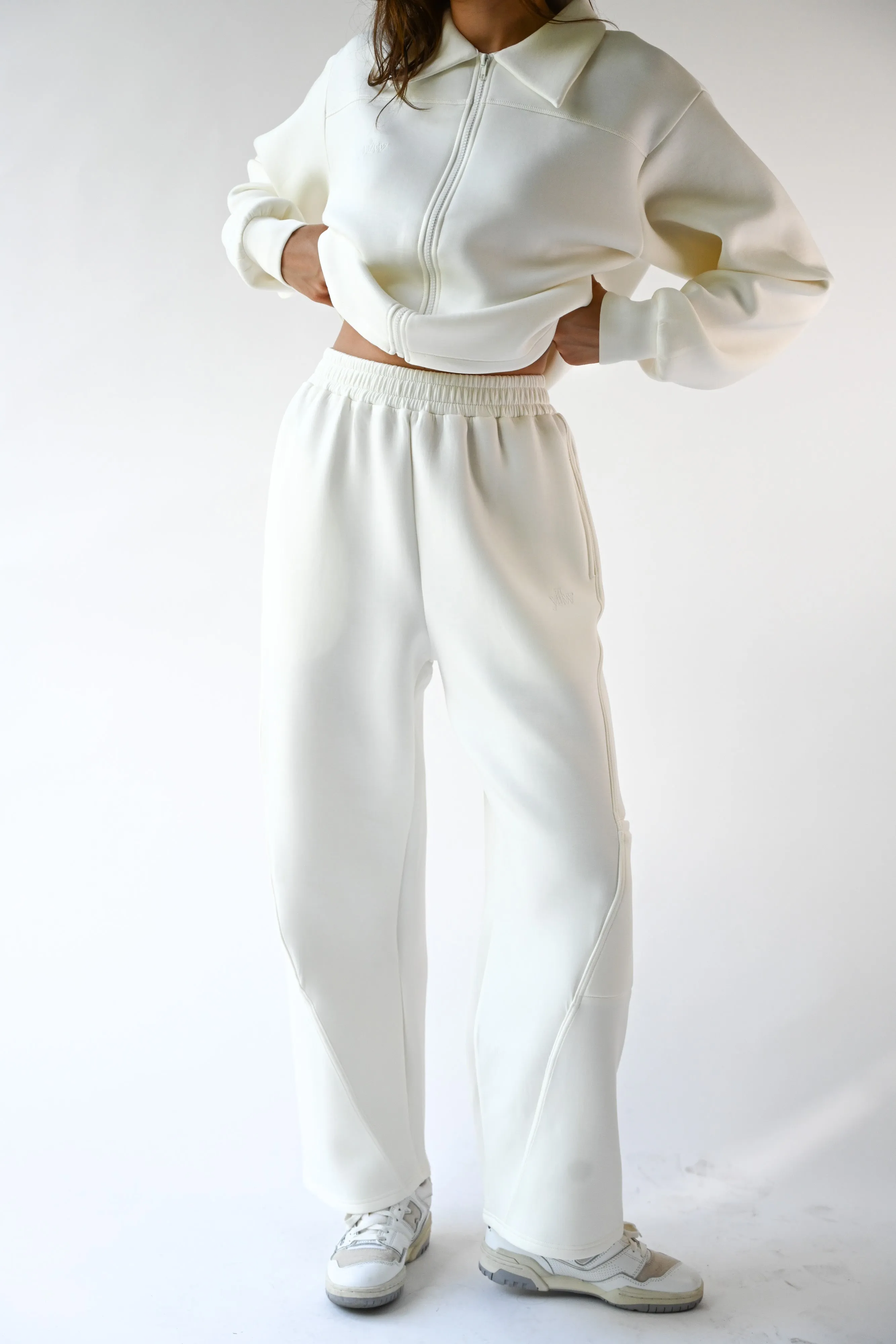 Harry Knit Neoprene Pants — Offwhite sold by YLLW product image thumbnail 4