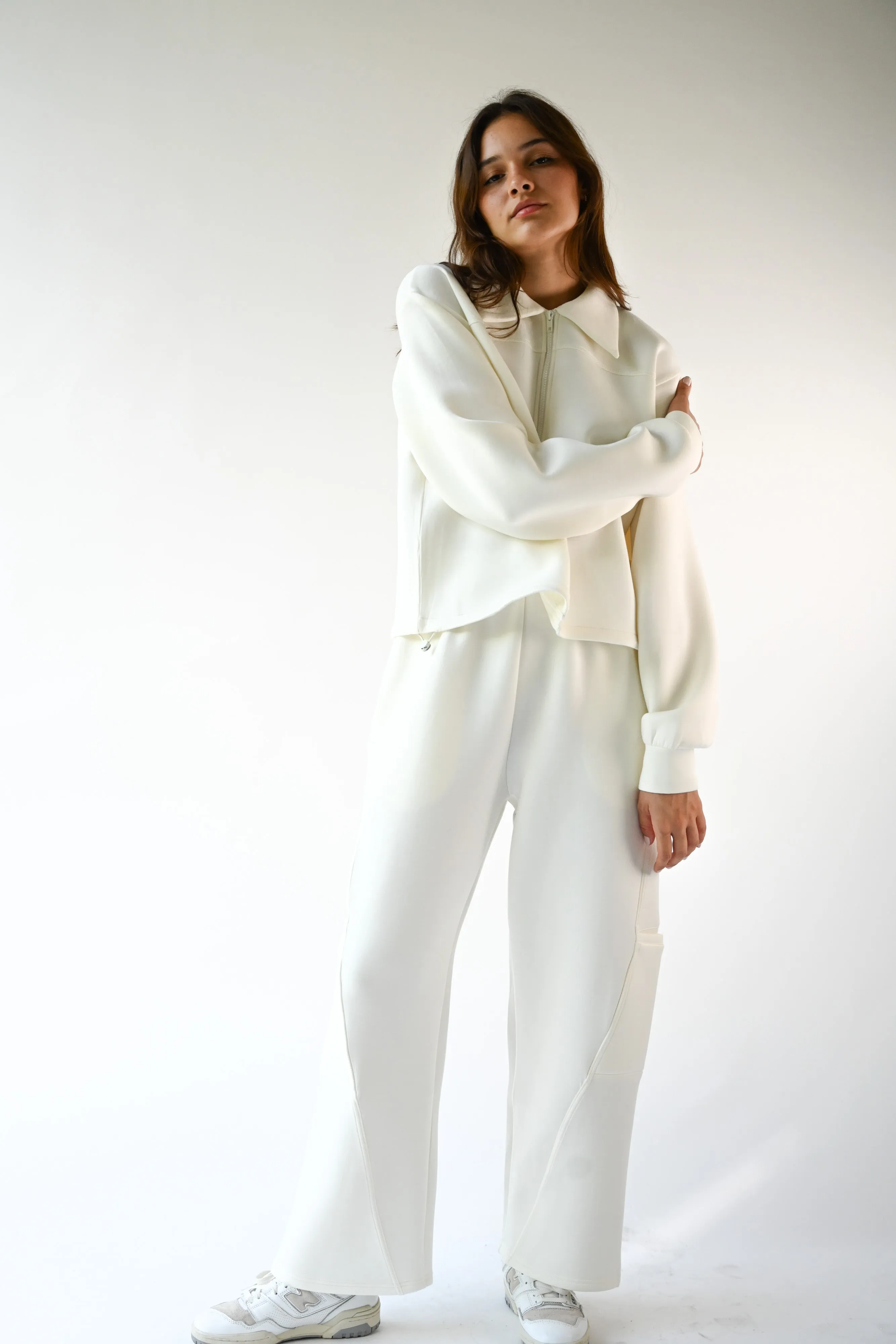 Harry Knit Neoprene Pants — Offwhite sold by YLLW product image thumbnail 5