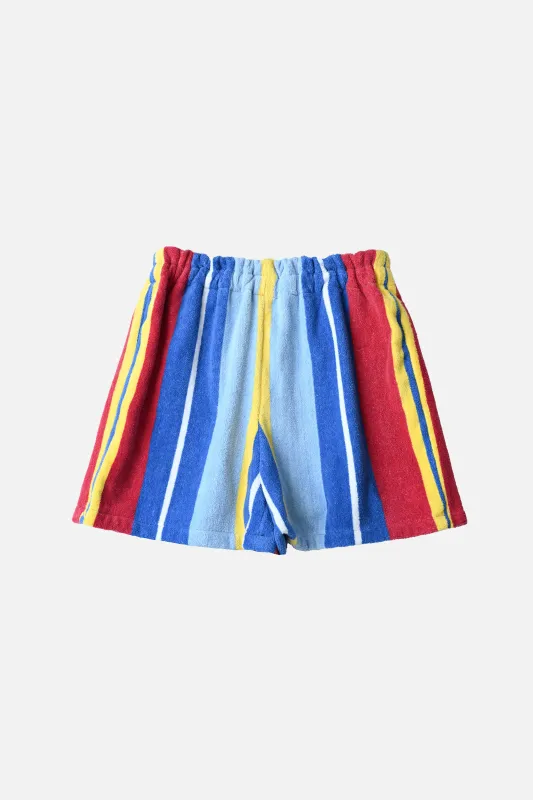 Towel Upcycled Shorts — Checkmate sold by YLLW