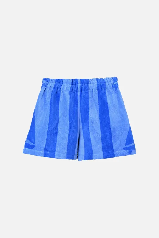 Towel Upcycled Shorts — Sapphire Sail sold by YLLW