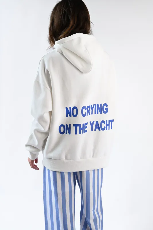 No Crying Hoodie sold by YLLW