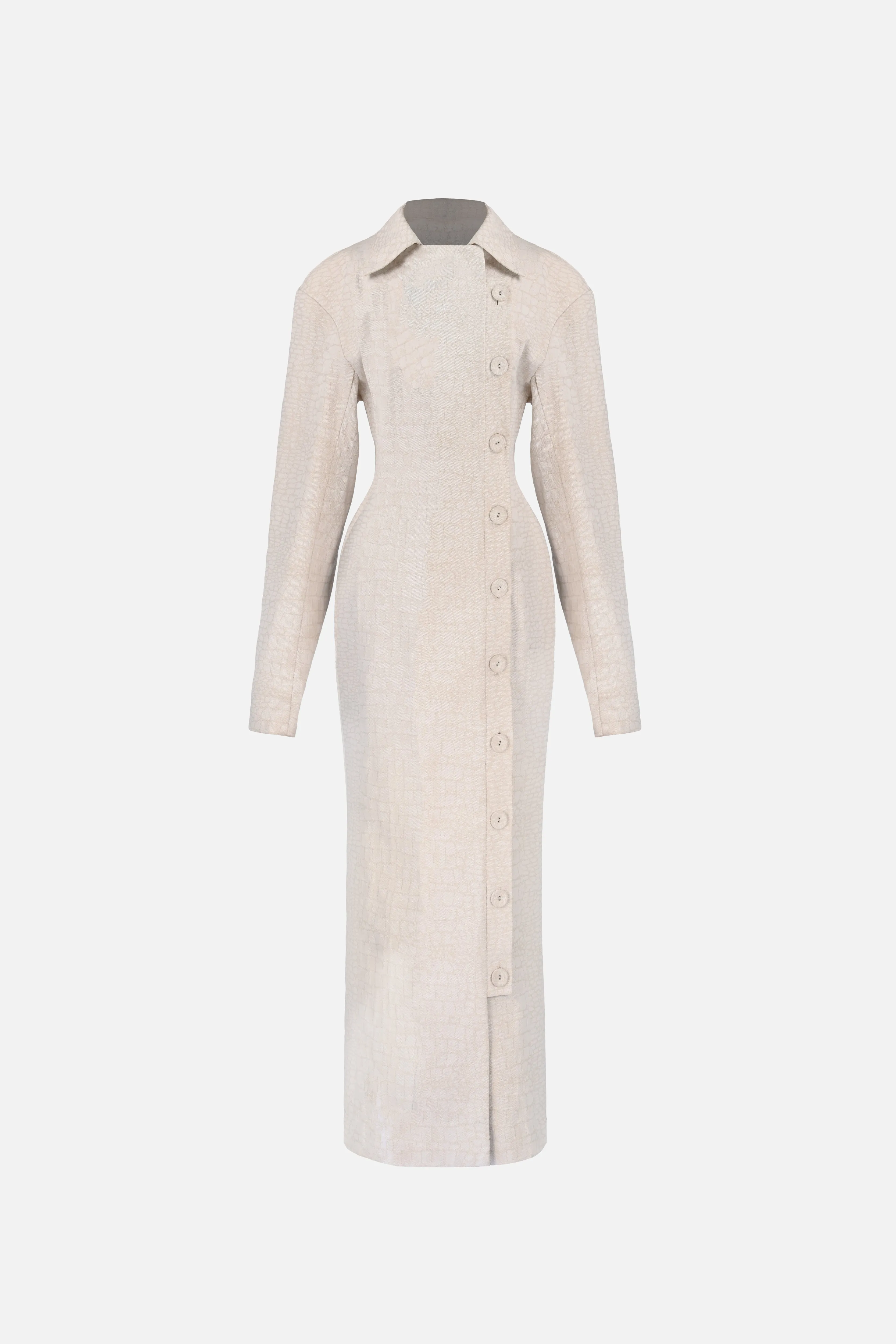 Blythe Trench Dress — Snakeskin sold by YLLW product image thumbnail 2
