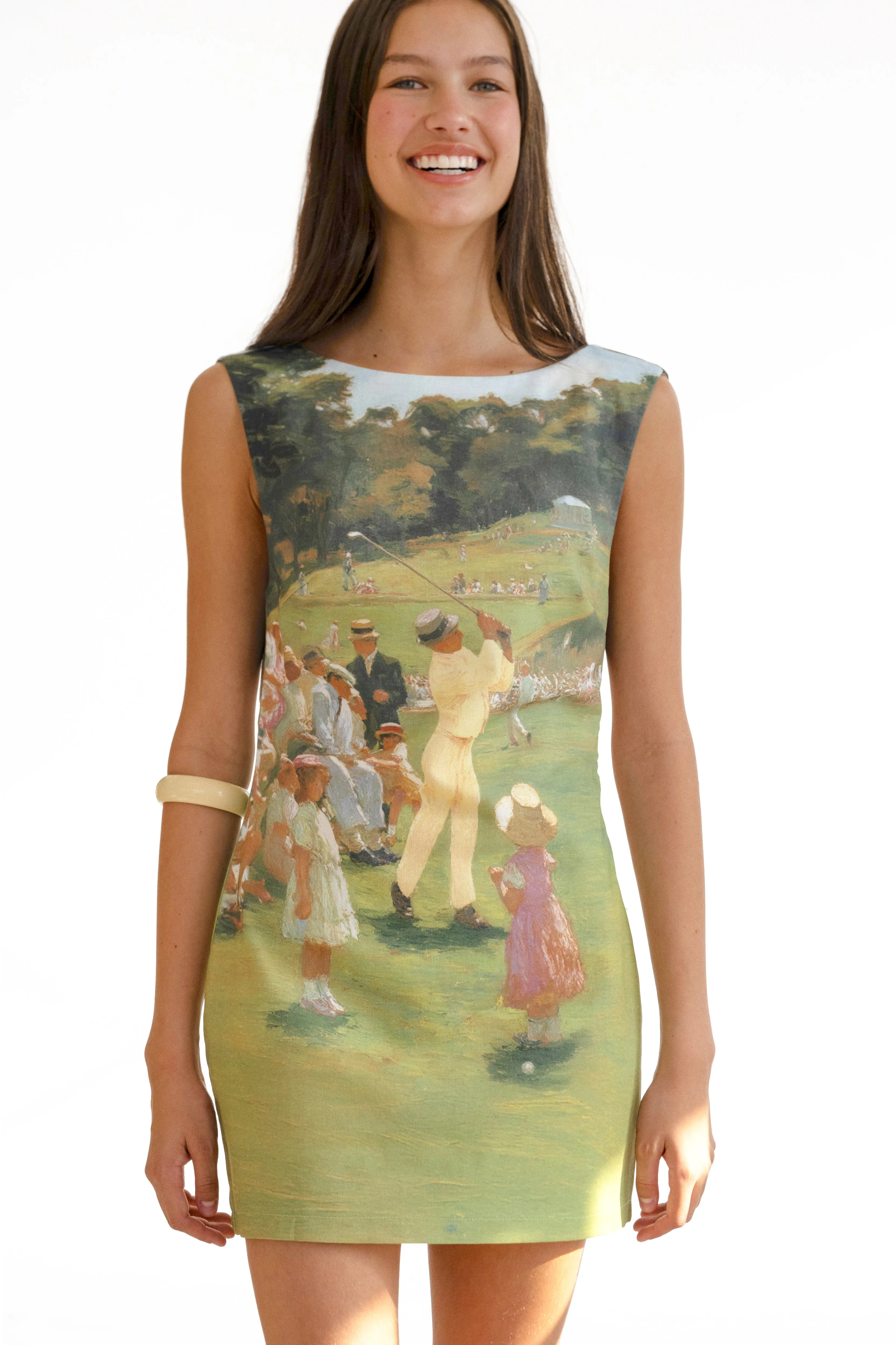 Augusta Linen Mini — Sunday Greens sold by YLLW product image thumbnail 2