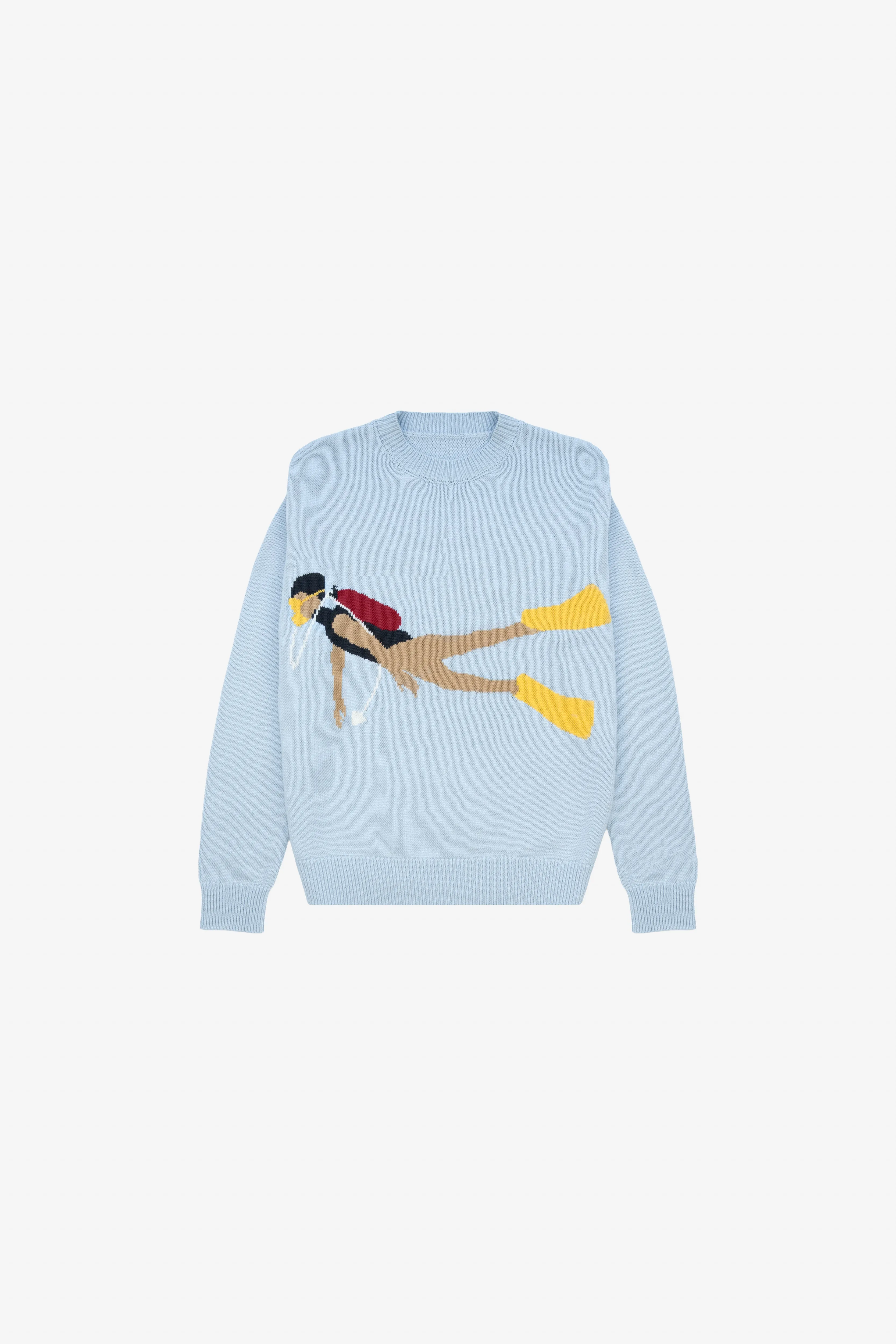 Diver Cotton Knit Sweater sold by YLLW
