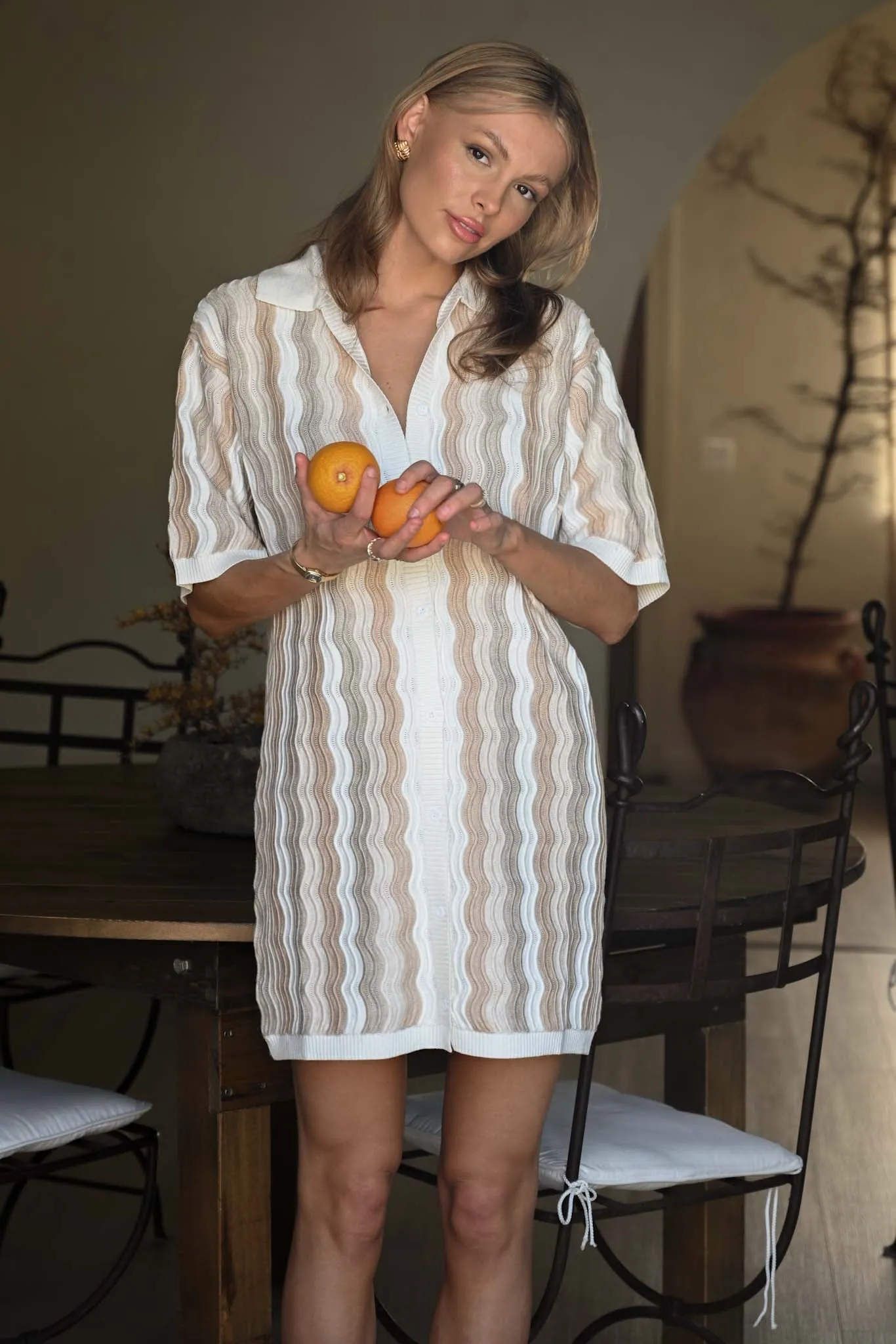 Felix Knit Dress — Neutral sold by YLLW product image thumbnail 5