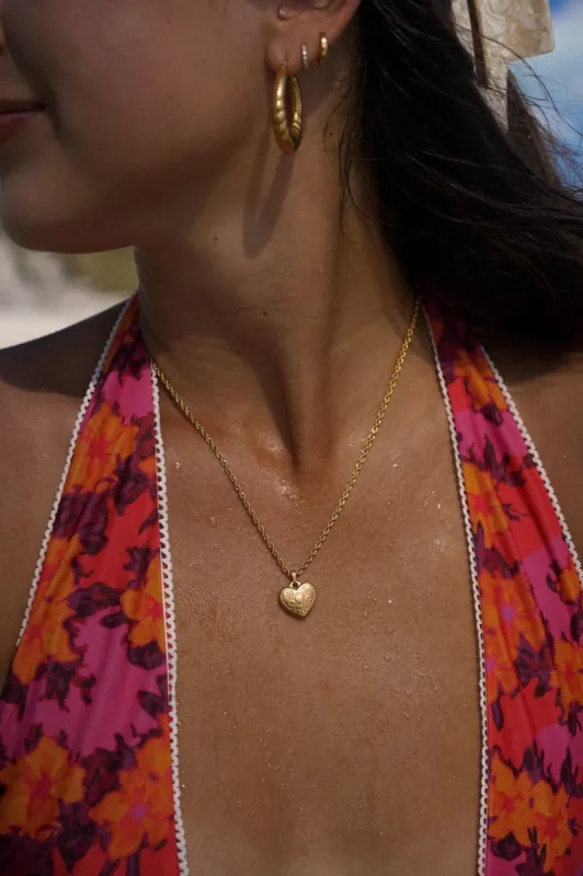 Heart of Gold Pendant Necklace — 14K Gold Plated sold by YLLW