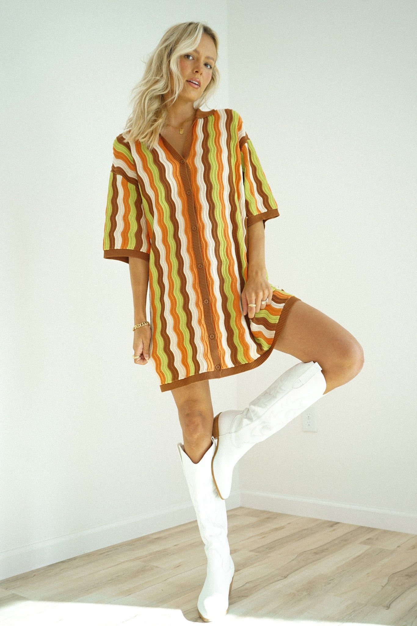 Felix Knit Dress  Desert | Parallel