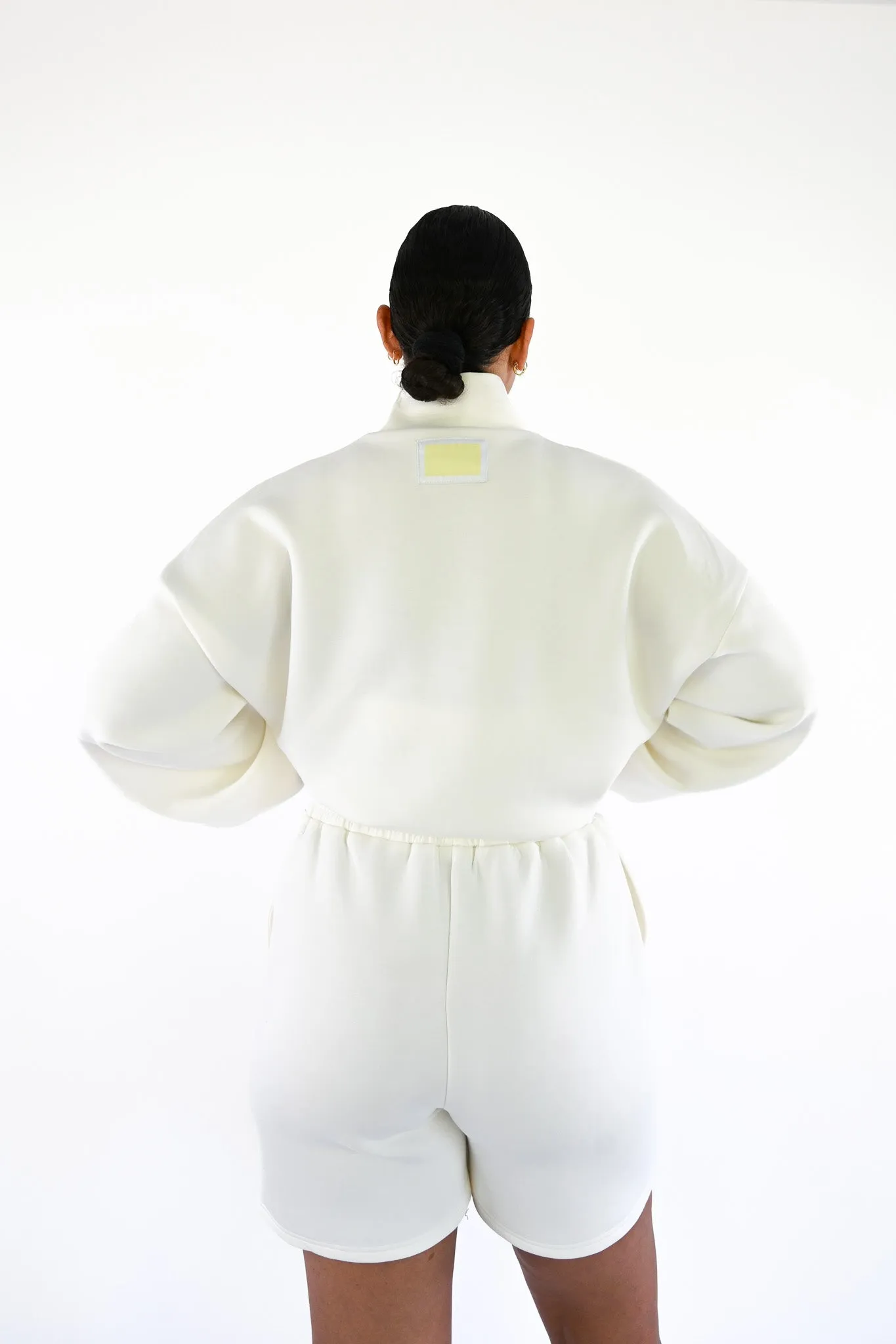 Maya Knit Neoprene Pullover — Offwhite sold by YLLW product image thumbnail 5