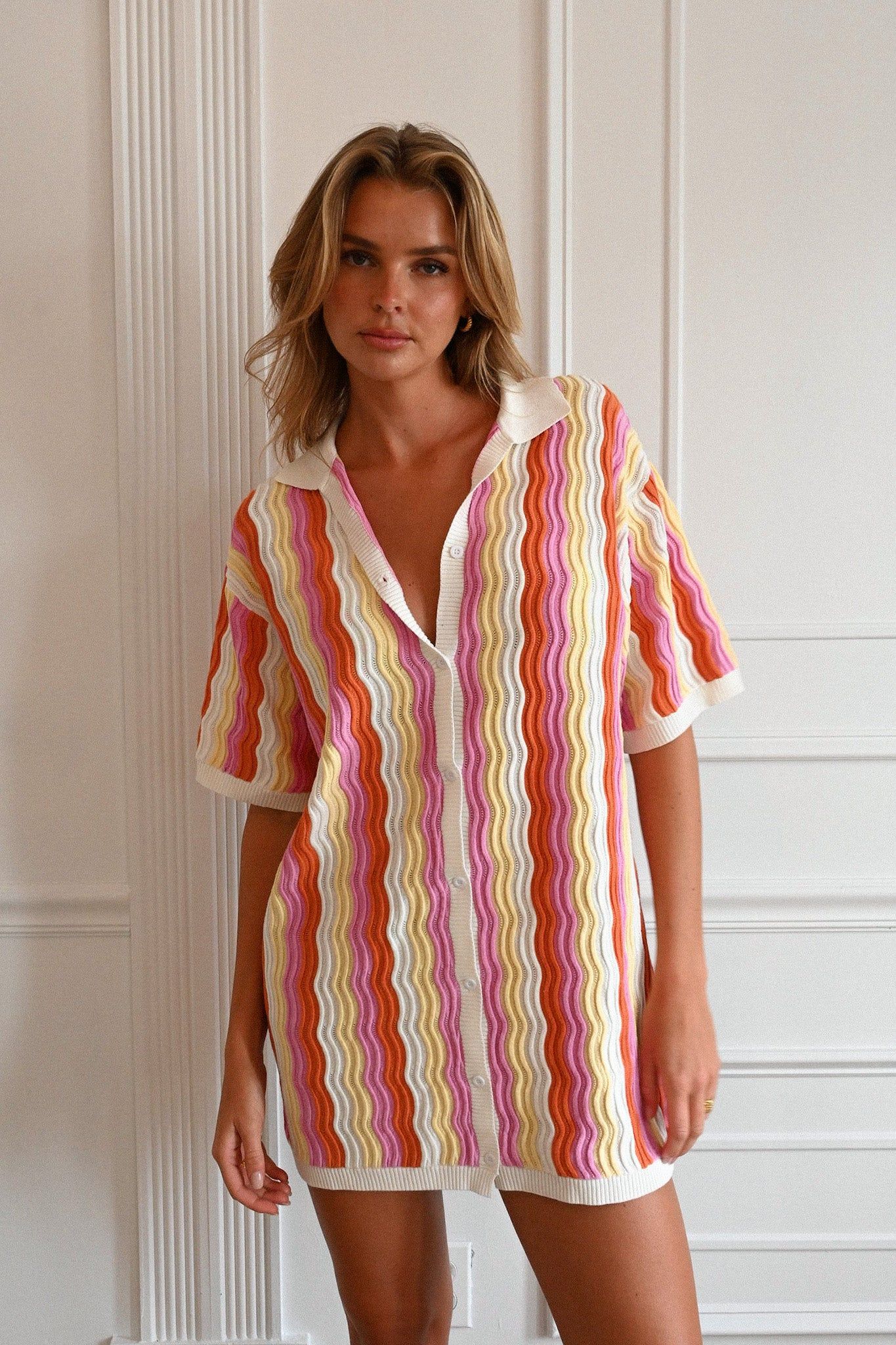 Felix Knit Dress  Sorbet | Parallel