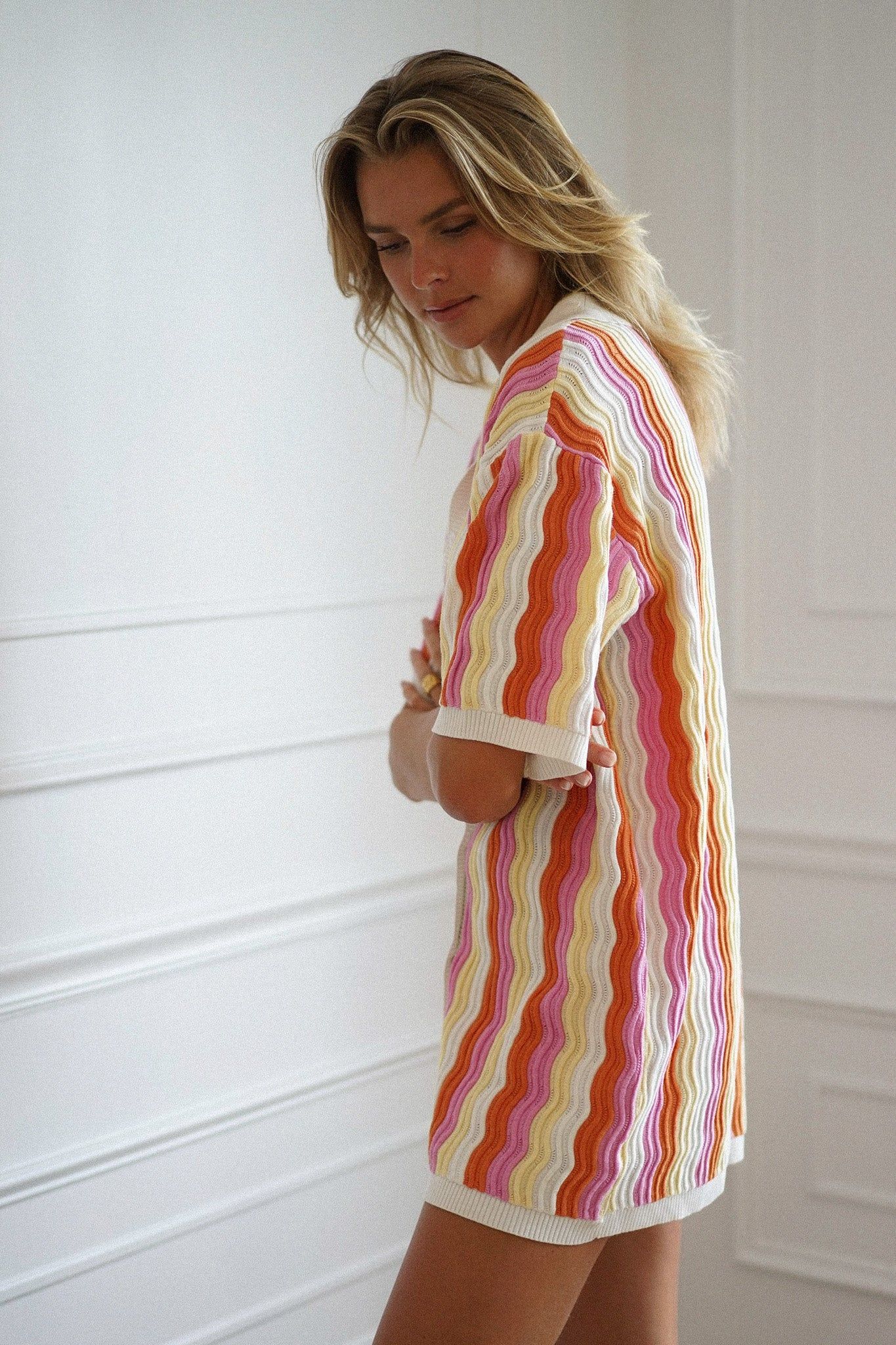 Felix Knit Dress  Sorbet | Parallel